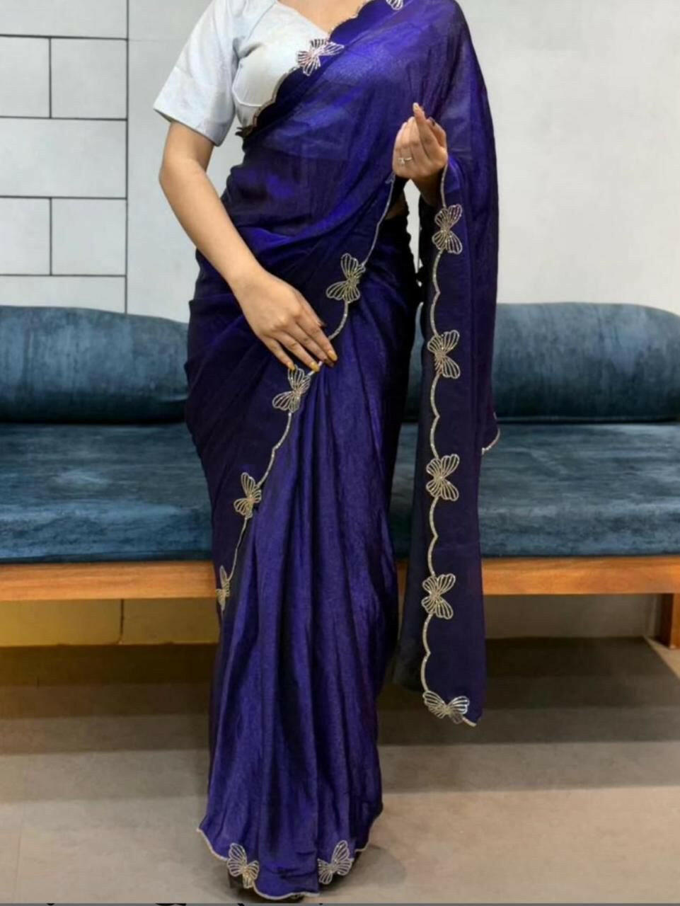 Butterfly Border Saree.